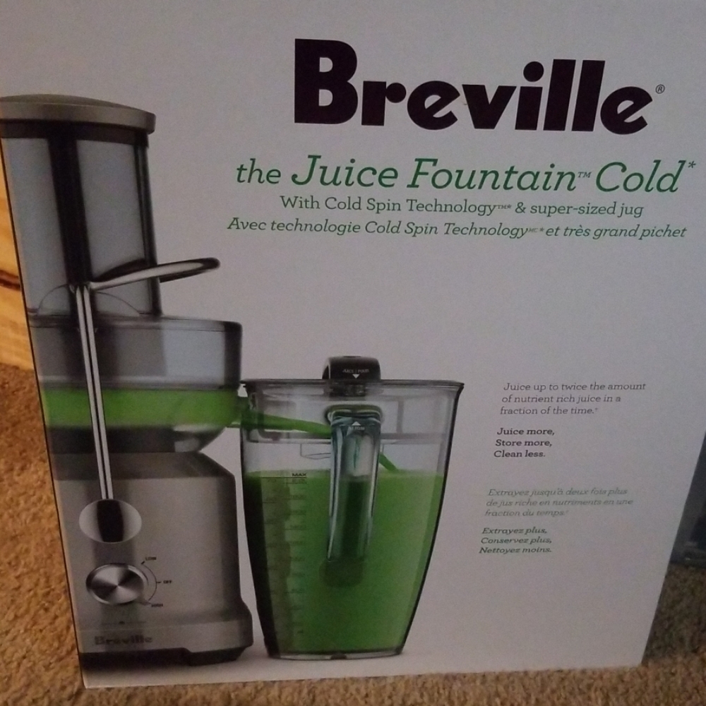 Breville. Juicer cold spin technology